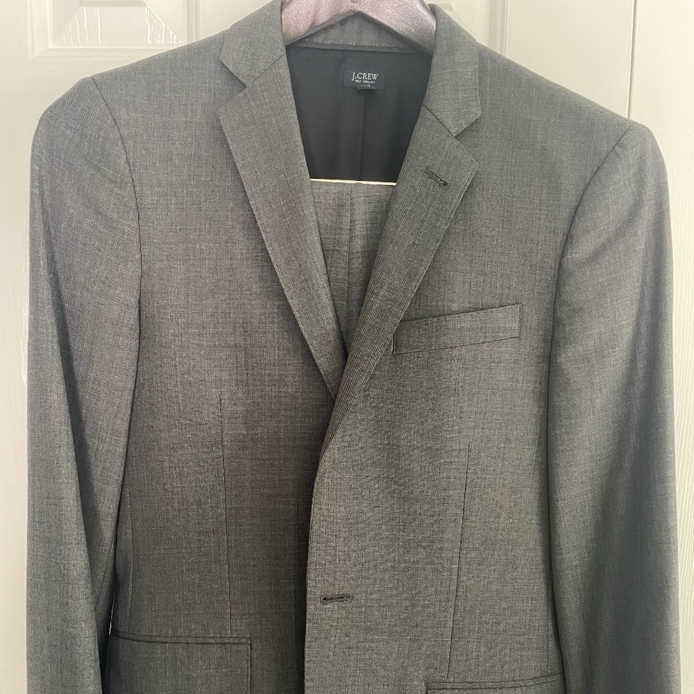 J. Crew Ludlow Grey Suit
